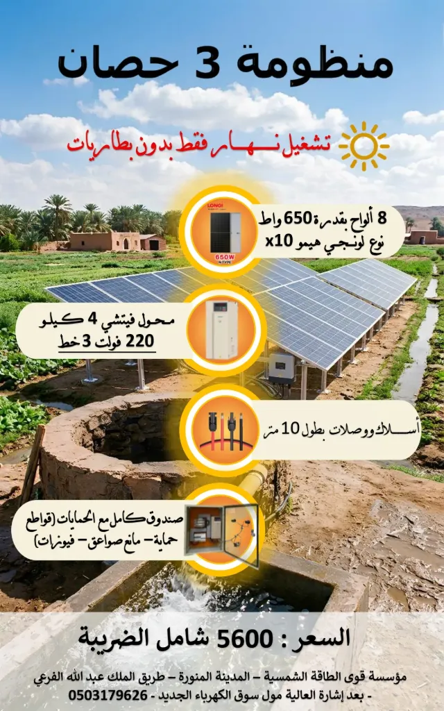 منظومة 3  حصان
